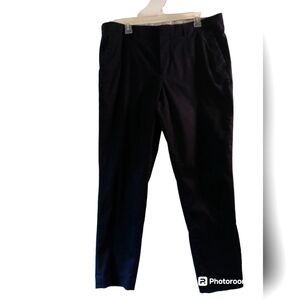 Mens Black Dress Twill Pants. Sz 36x30